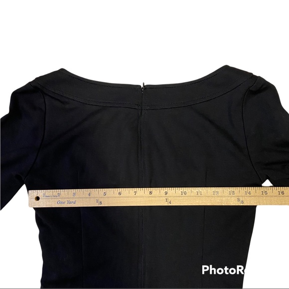 Lauren Ralph Lauren Ruched V-neck Dress Size 2 - Picture 6 of 10